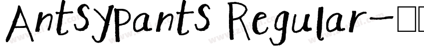 AntsyPants Regular字体转换